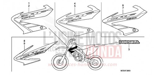 MARK (CRF450R2,3,4,5) CRF450R3 de 2003